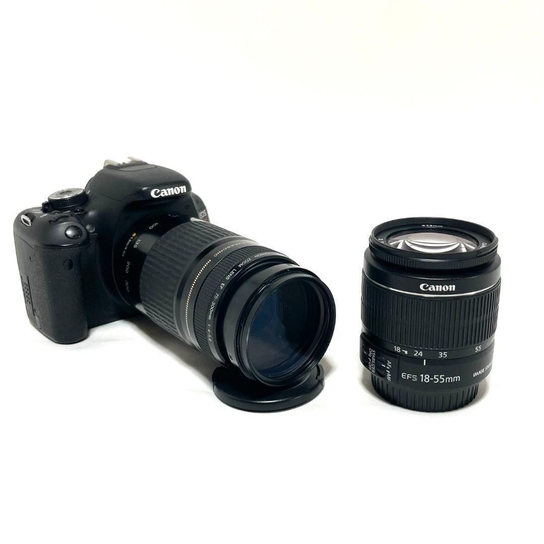 これ一式で本格撮影OK❣️ Canon EOS Kiss X5 超望遠 Wレンズ
