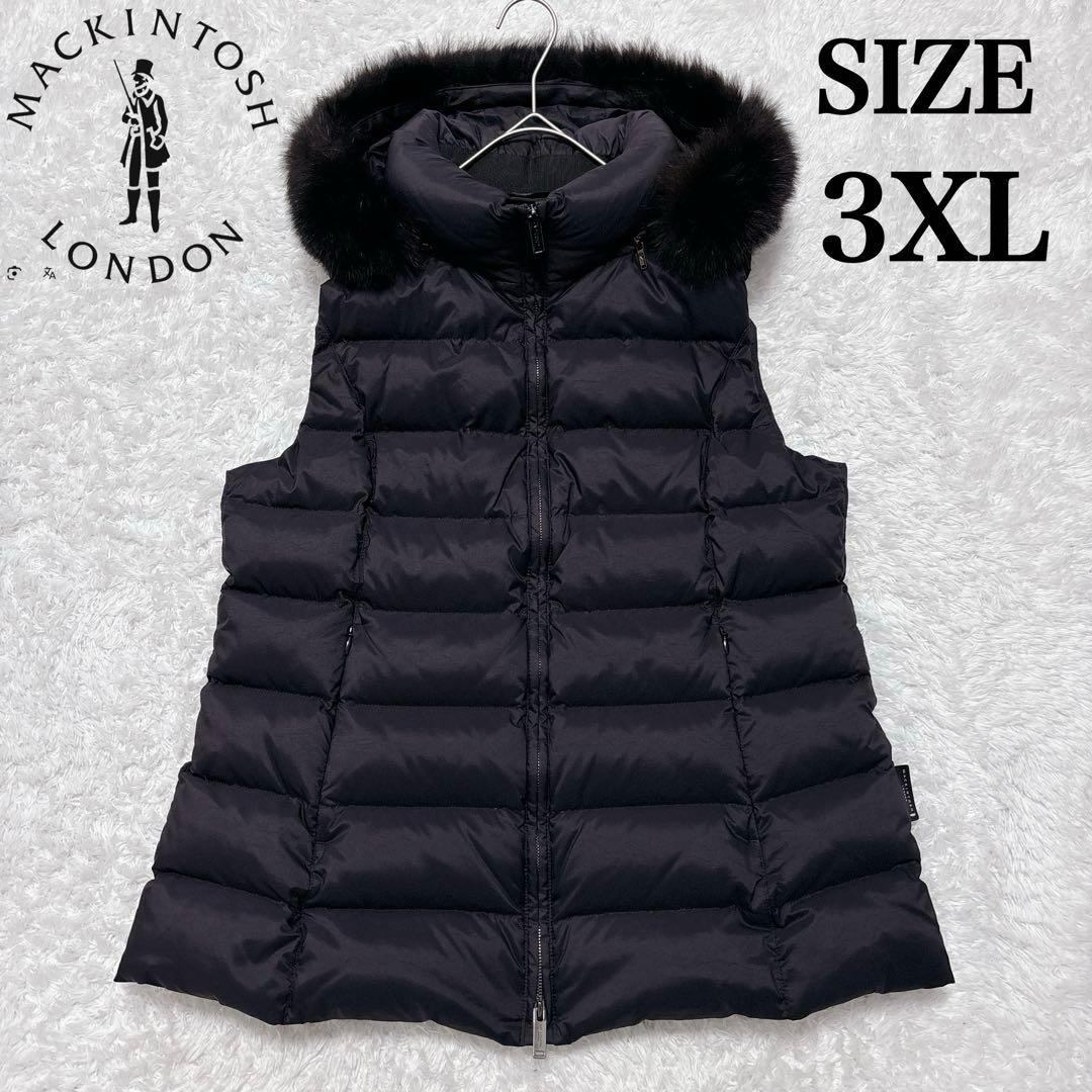 美品✨MACKINTOSH LONDON フォックスファー 3wayダウンベスト