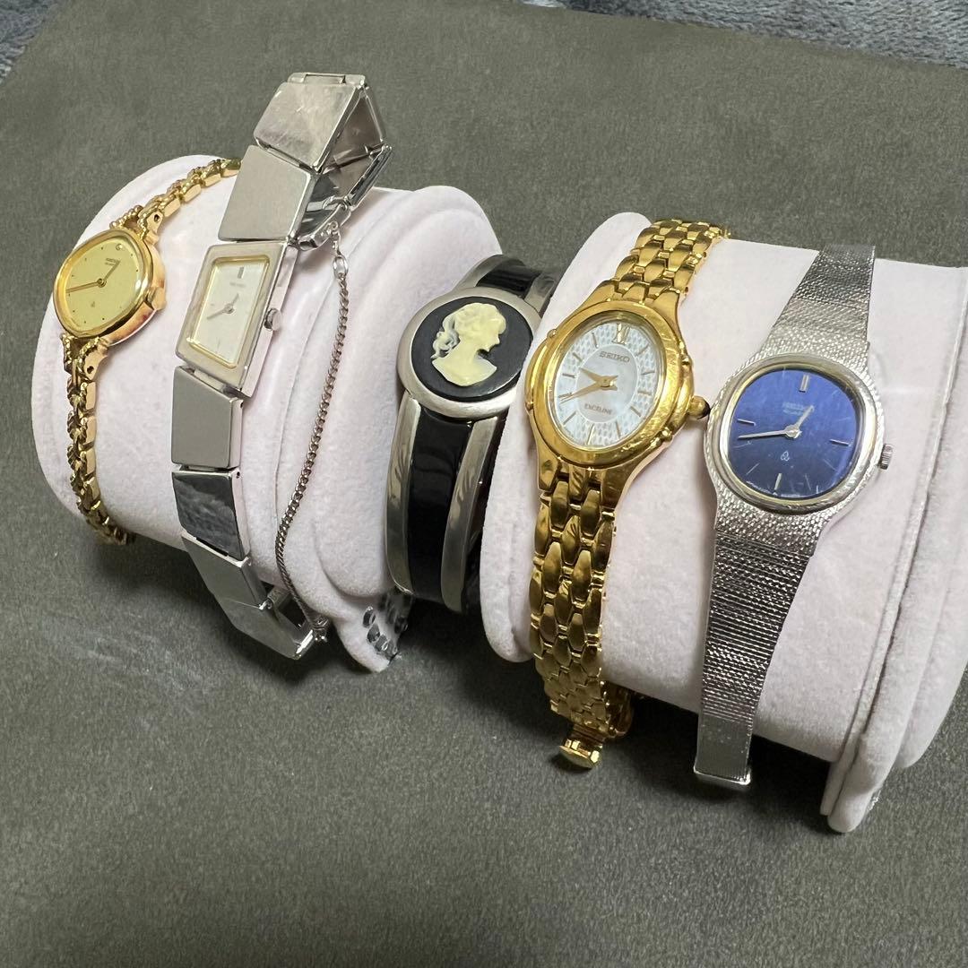 まとめ売り　5点　セイコー エクセリーヌ　その他腕時計