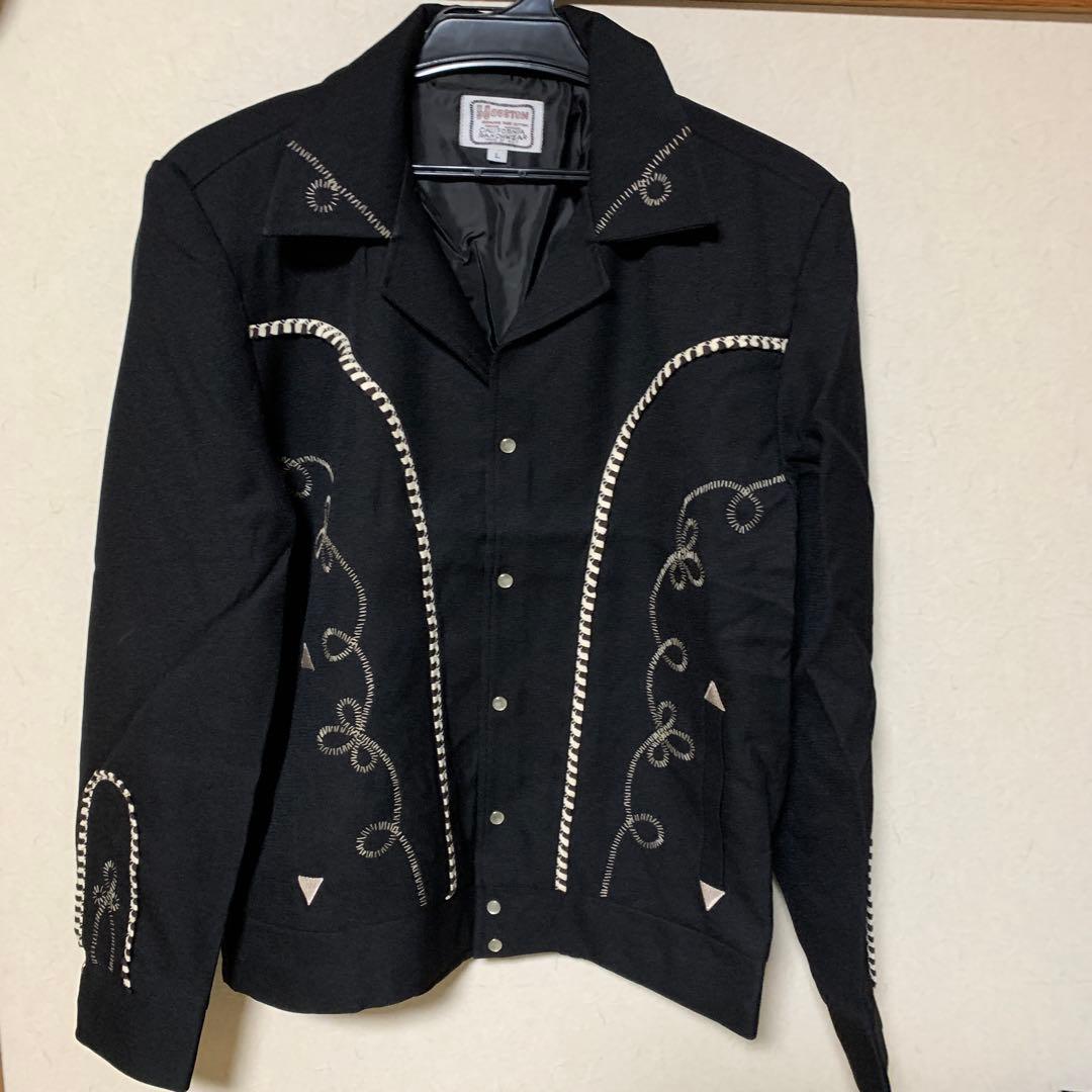 早い者ガチ！最終価格！人気 復刻ウェスタンジャケット(Ｌサイズ)BK(未使用品)