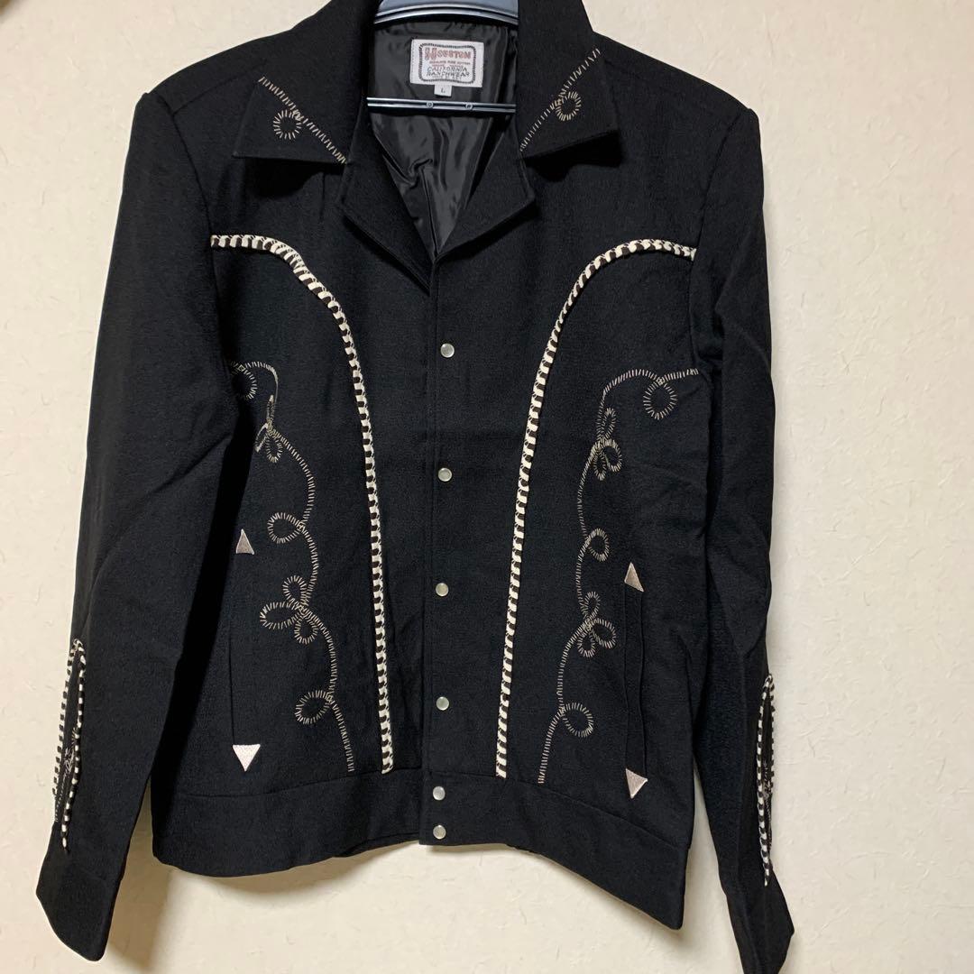 早い者ガチ！最終価格！人気 復刻ウェスタンジャケット(Ｌサイズ)BK(未使用品)