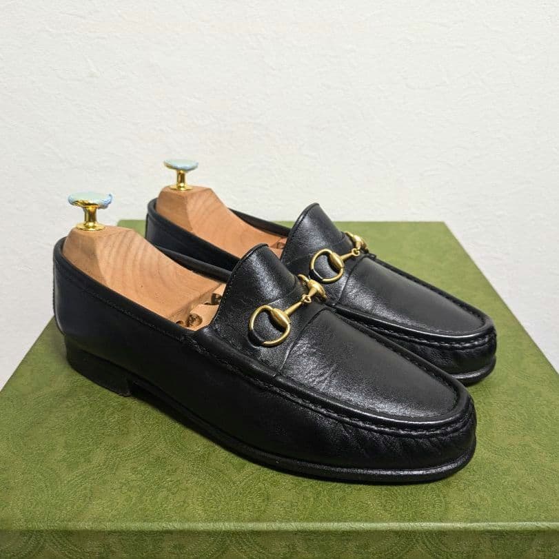 専用　美品　GUCCI　ホースビットローファー　黒　36 1/2