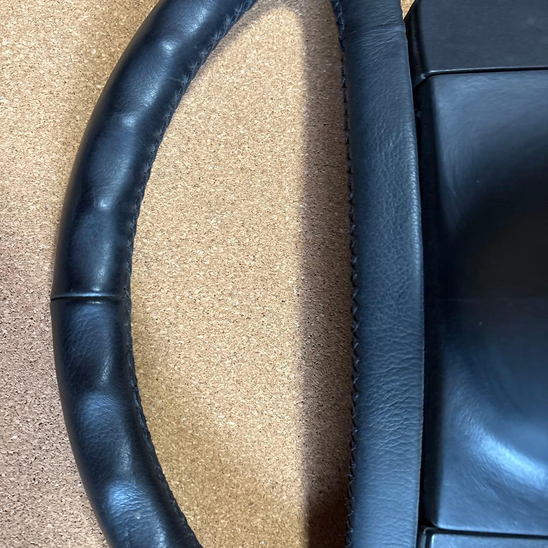 ポルシェ 90年　964 純正ステアリングホイール 黒