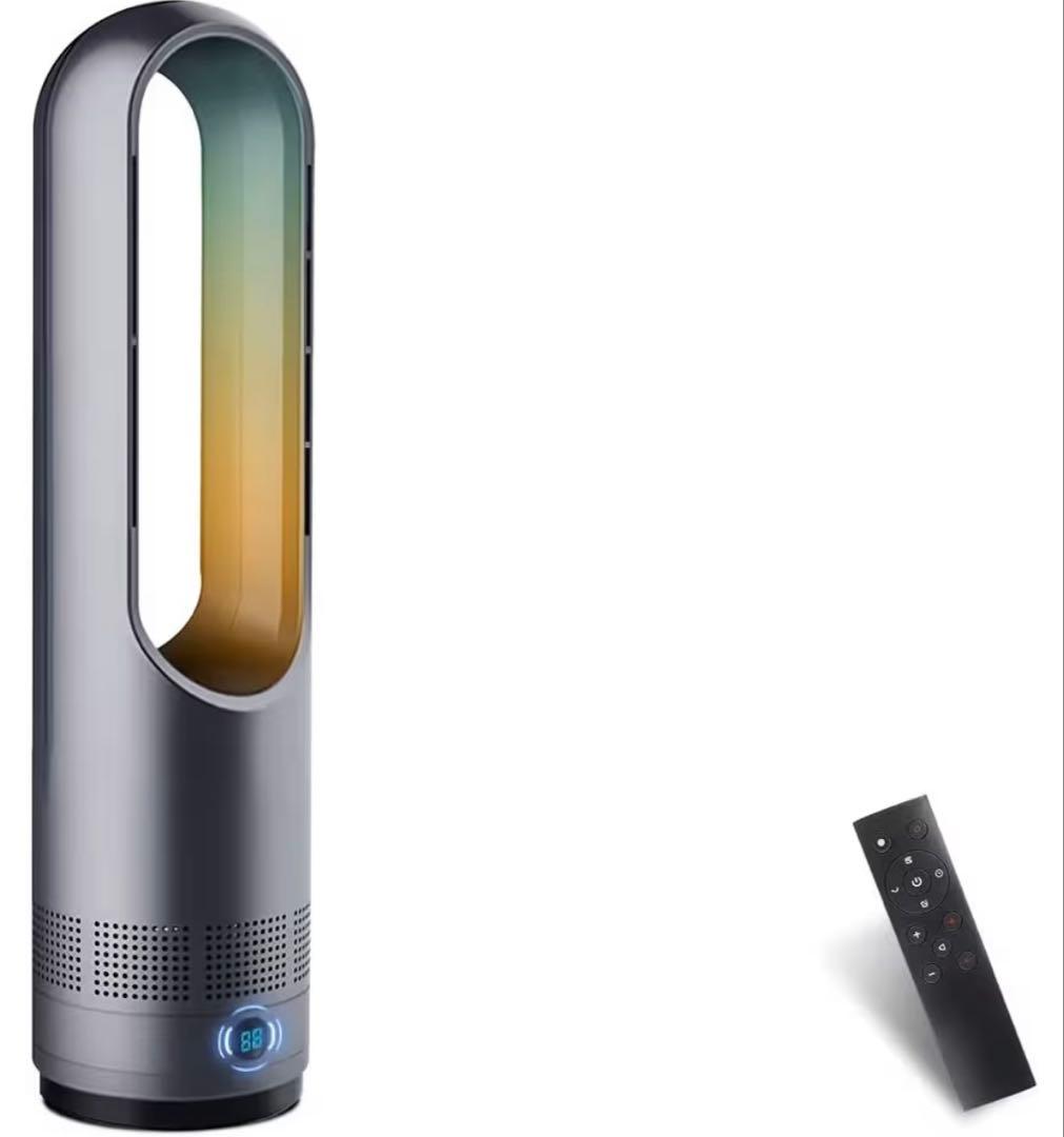 新品未使用 セラミックファンヒーター 羽無し 冷暖兼用 省エネ 電気ストーブ