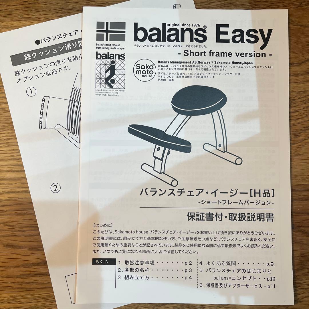 【訳あり品】サカモトハウス　バラウスイージー　バランスチェア　ブラウン