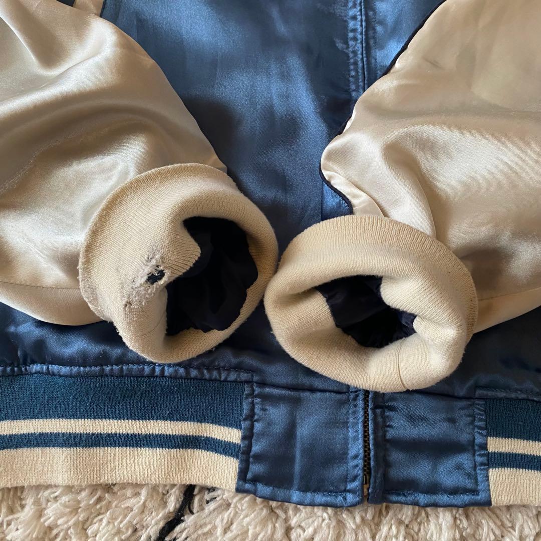 【古着】Japanise Traditional スカジャン　刺繍　 3L