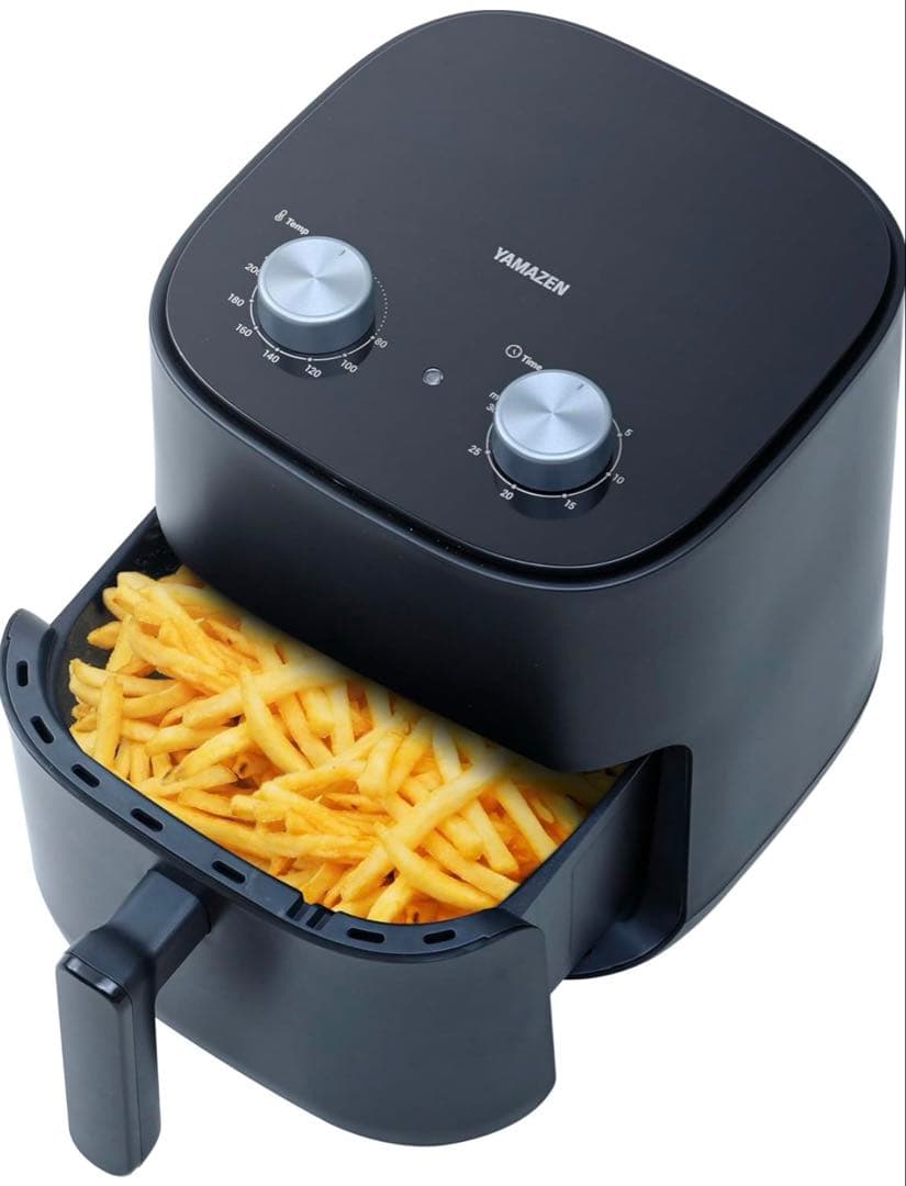 【13-15枚目要確認】山善 ノンフライヤー 4.5L 大容量 電気フライヤー