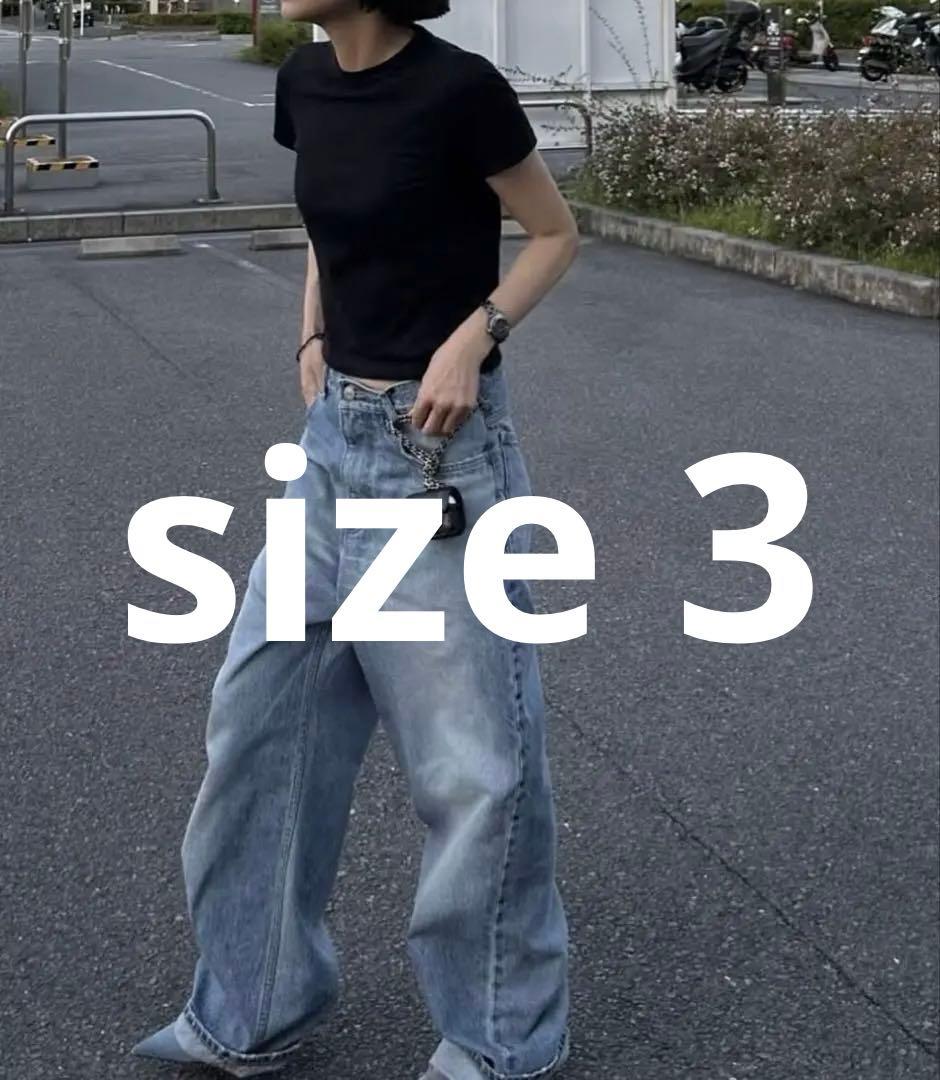 ok.soonオリジナルワイドデニム