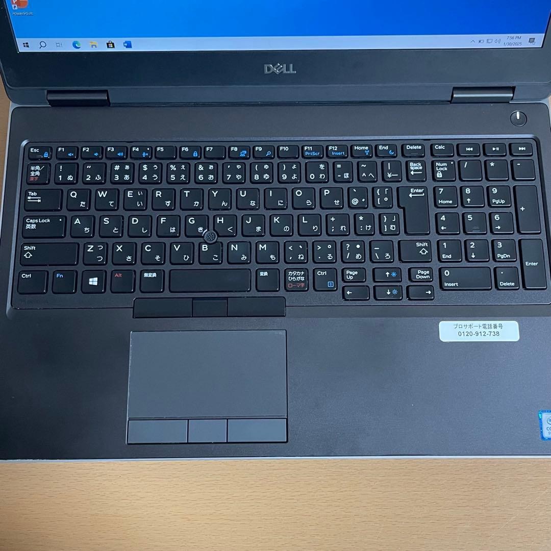 その他ノートPC本体 Dell Precision 7540/I7/32GB/512G/RTX3000