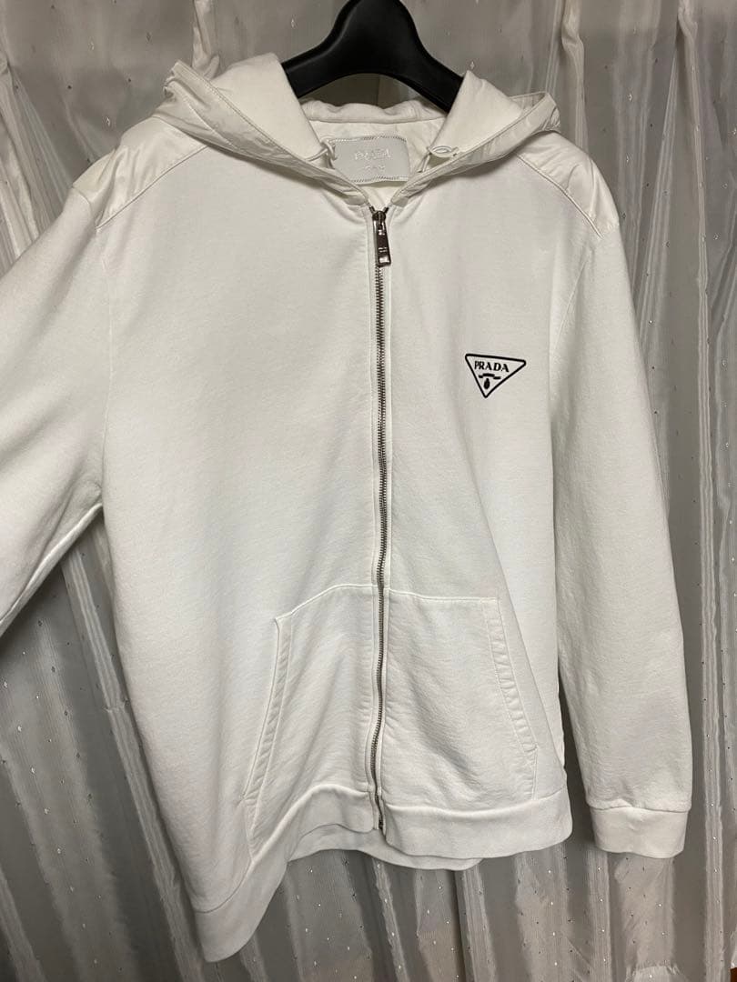 PRADA 2022 ジップパーカー ナイロンドッキング