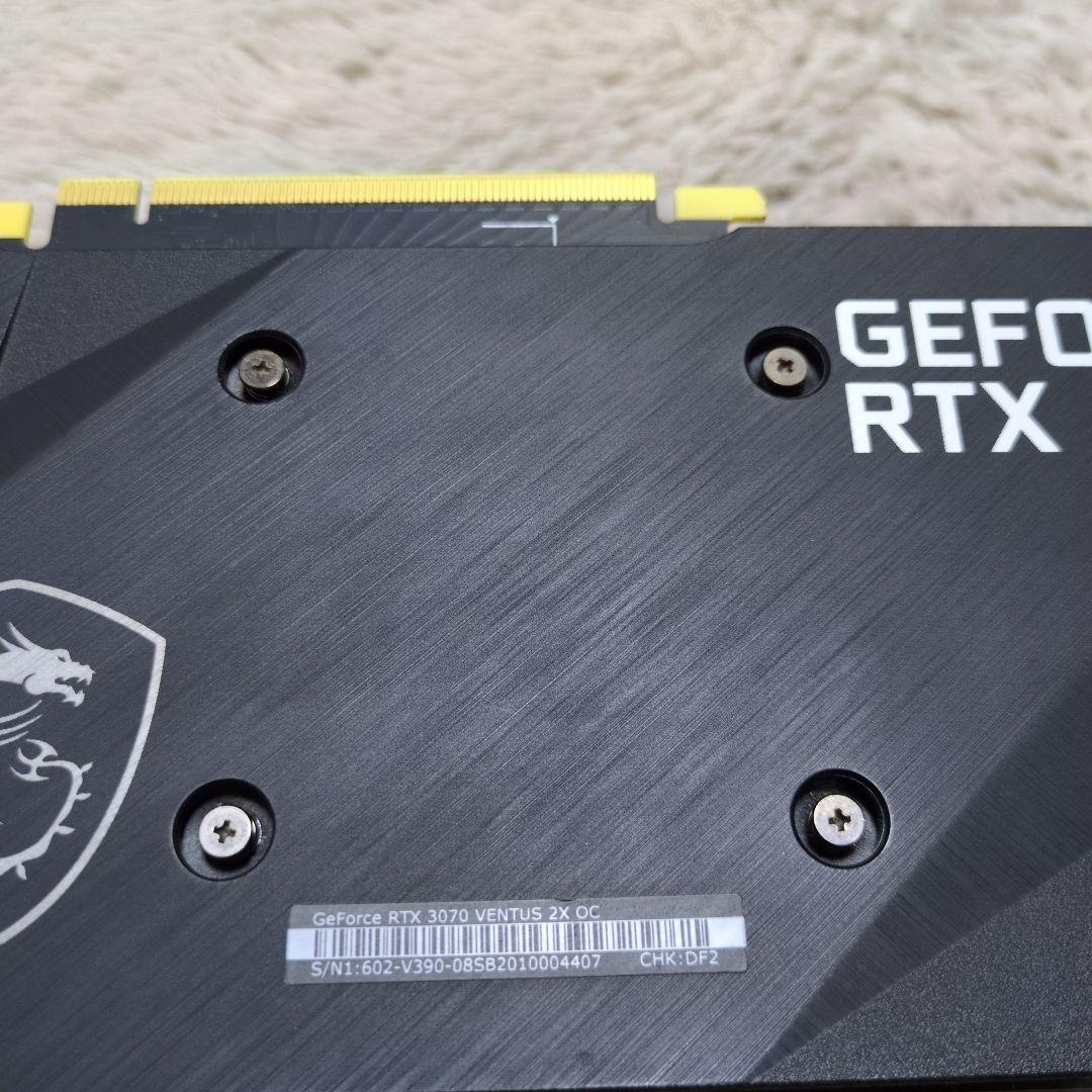 MSI GeForce RTX 3070 Ventus 2X 　（ネジ1つ欠品）
