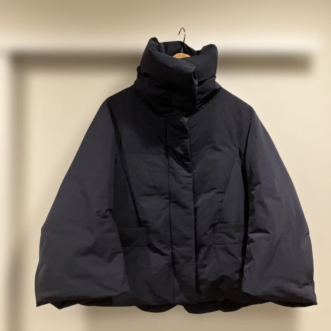 美品　ユニクロ UNIQLO +J ハイブリッドダウンジャケット ネイビーS