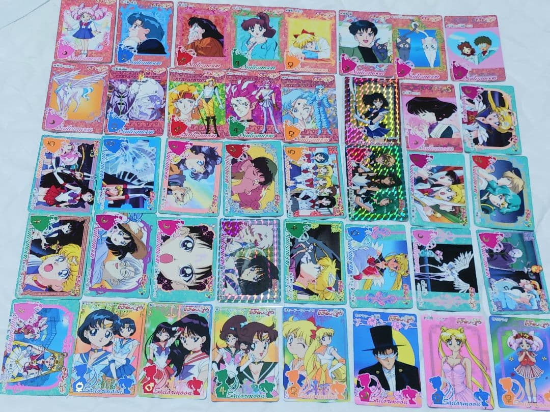 セーラームーン　カード　バンダイ　カードダス　本弾　セミコンプ