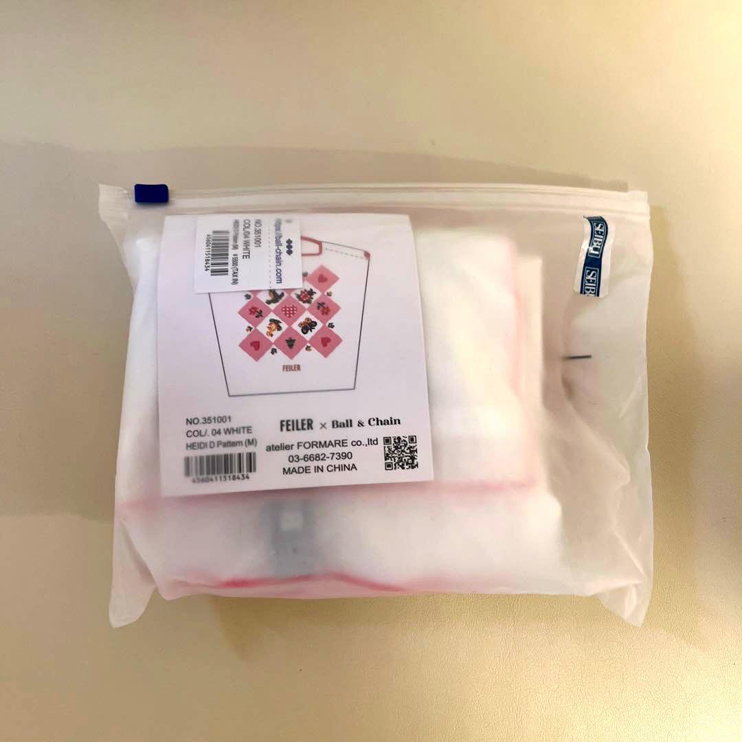 【新品】フェイラー×ボールアンドチェーン ハイジ 白 M 正規品