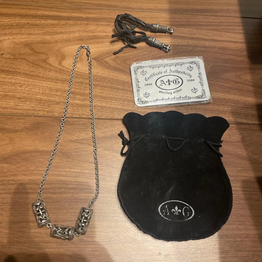 A&G シルバーネックレス　約25年前購入