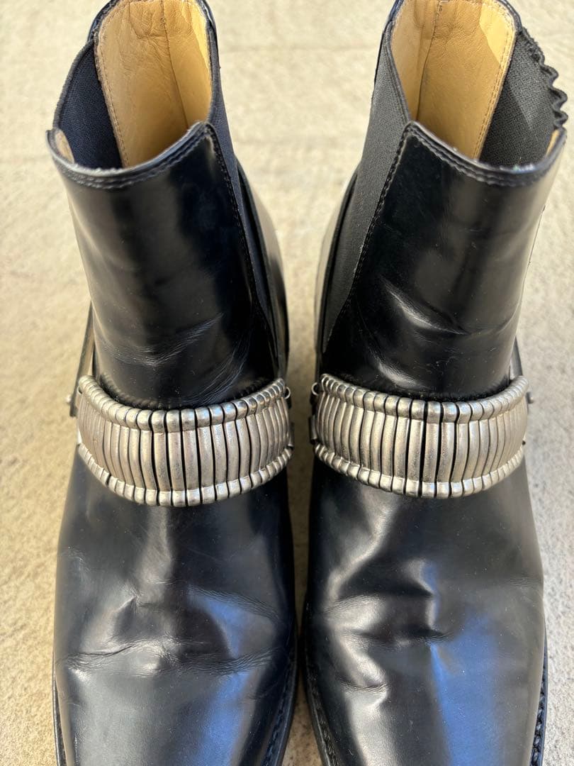 TOGA PULLA メタルベルトブーツ サイドゴアブーツ 38 ブラック