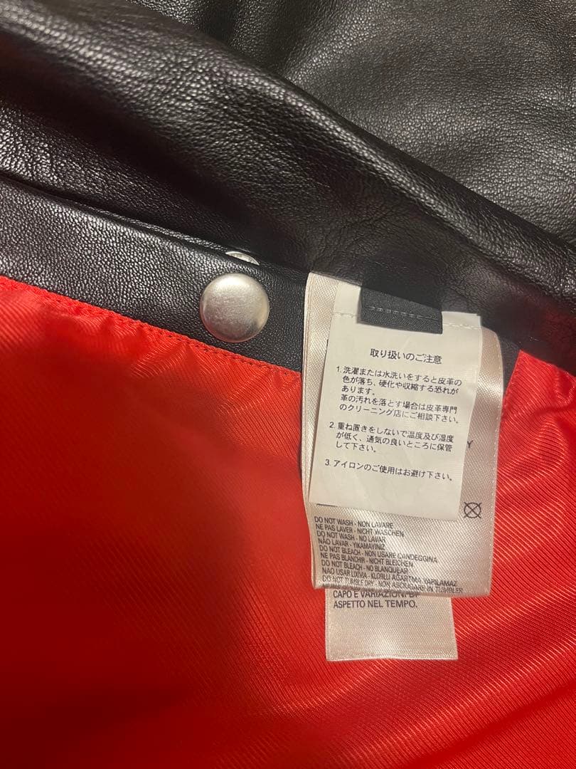 DIESEL ディーゼル レザージャケット 羊革　MLXCロゴ Mサイズ