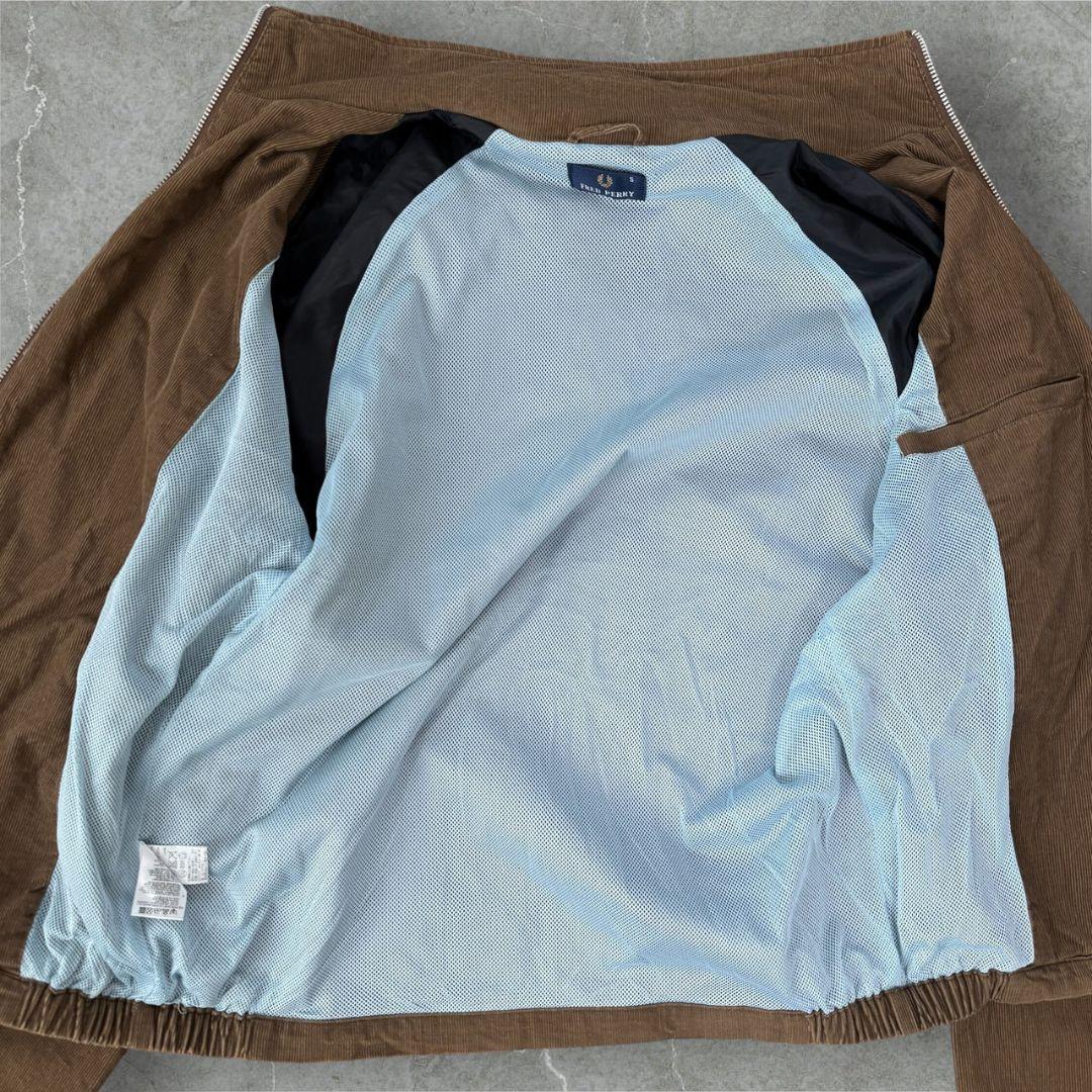 希少 FRED PERRY コーデュロイ ジャケット ブルゾン ブラウン