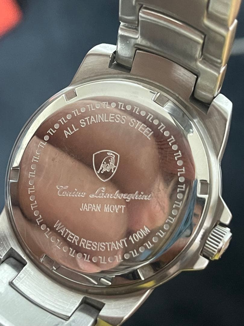 Lamborghini メンズ ウォッチ レッド