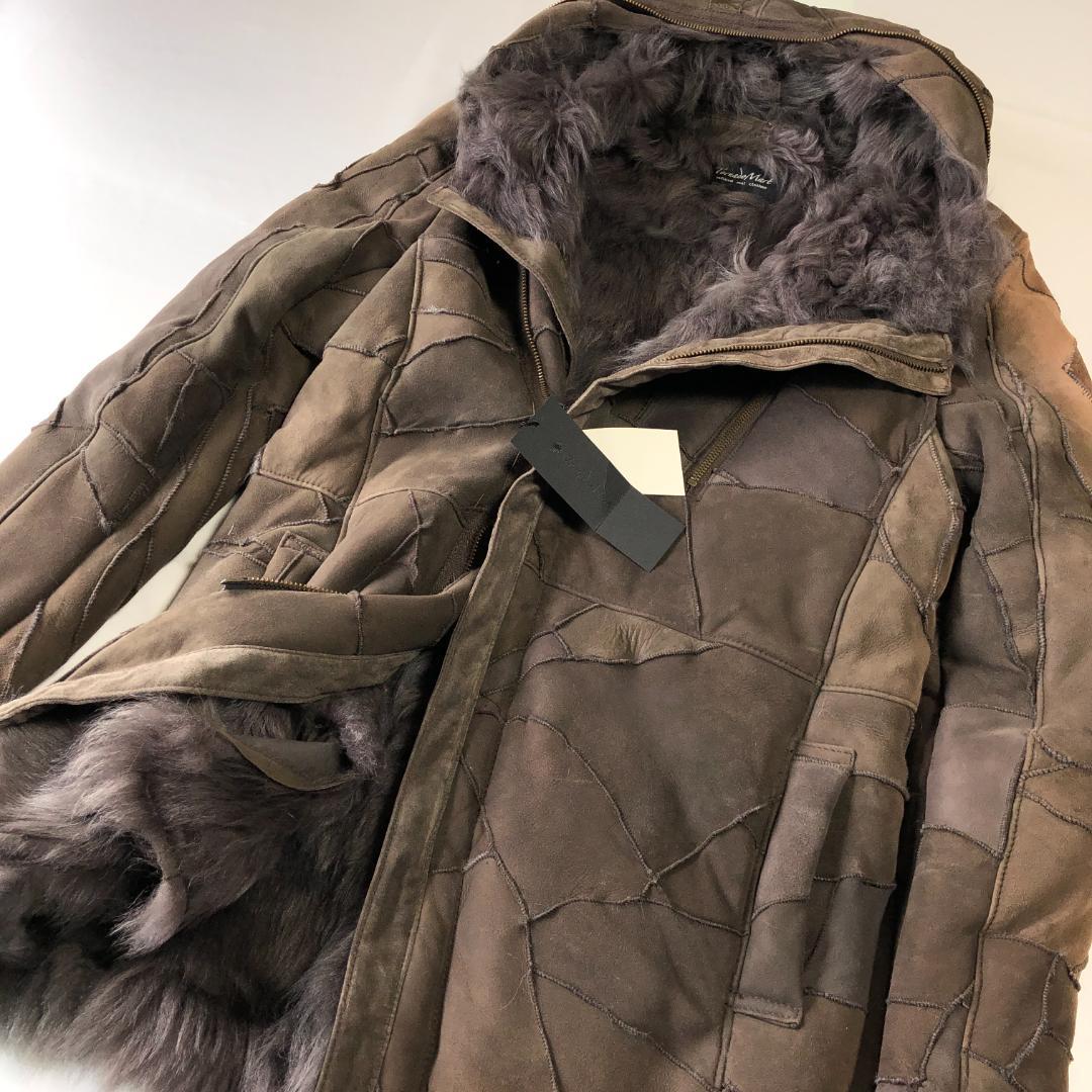 未使用タグ付き　トルネードマート　トスカーナムートン　羊革　本革