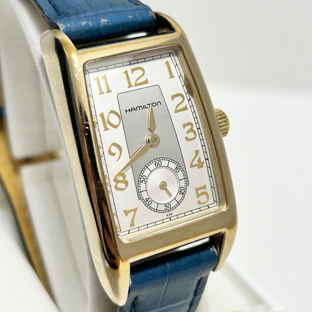 稼働/新品電池 ハミルトン HAMILTON スモセコ アードモア クォーツ