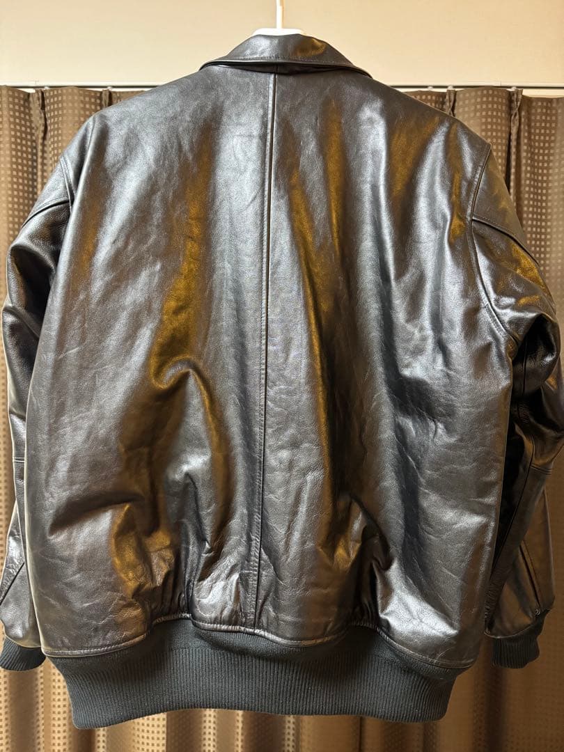 FTC LEATHER A-2 FLIGHT JACKET XLサイズ