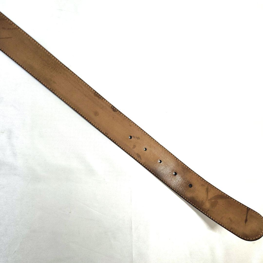 GUCCI　グッチ　 ブラック　レザー ベルト　GG