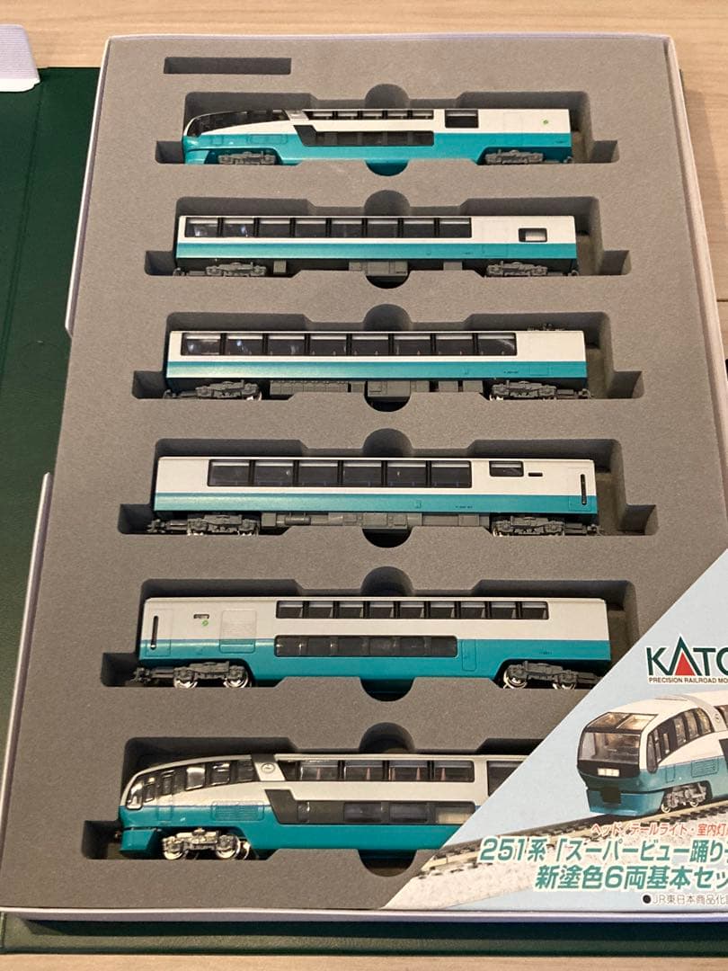 【室内灯付き】KATO 10-474 251系 新塗装6両基本セット