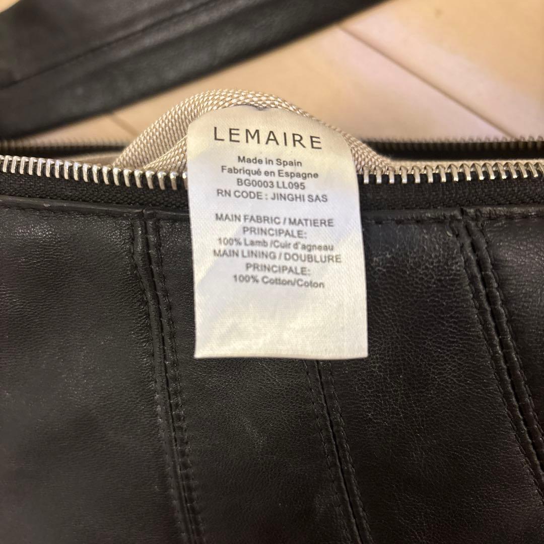 バッグ LEMAIRE MEDIUM CROISSANT BAG BLACK