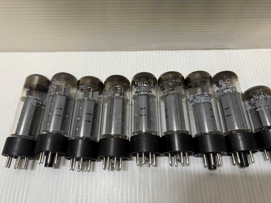 ナショナル真空管まとめて6CA7/5AR4/6BL8など合計20本ジャンク品