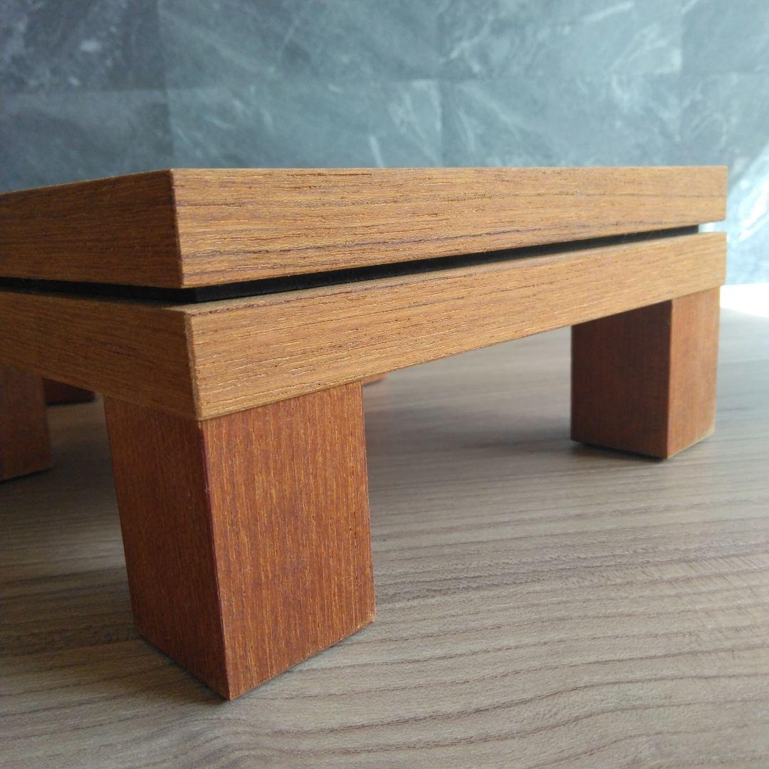 木製スピーカースタンド一対