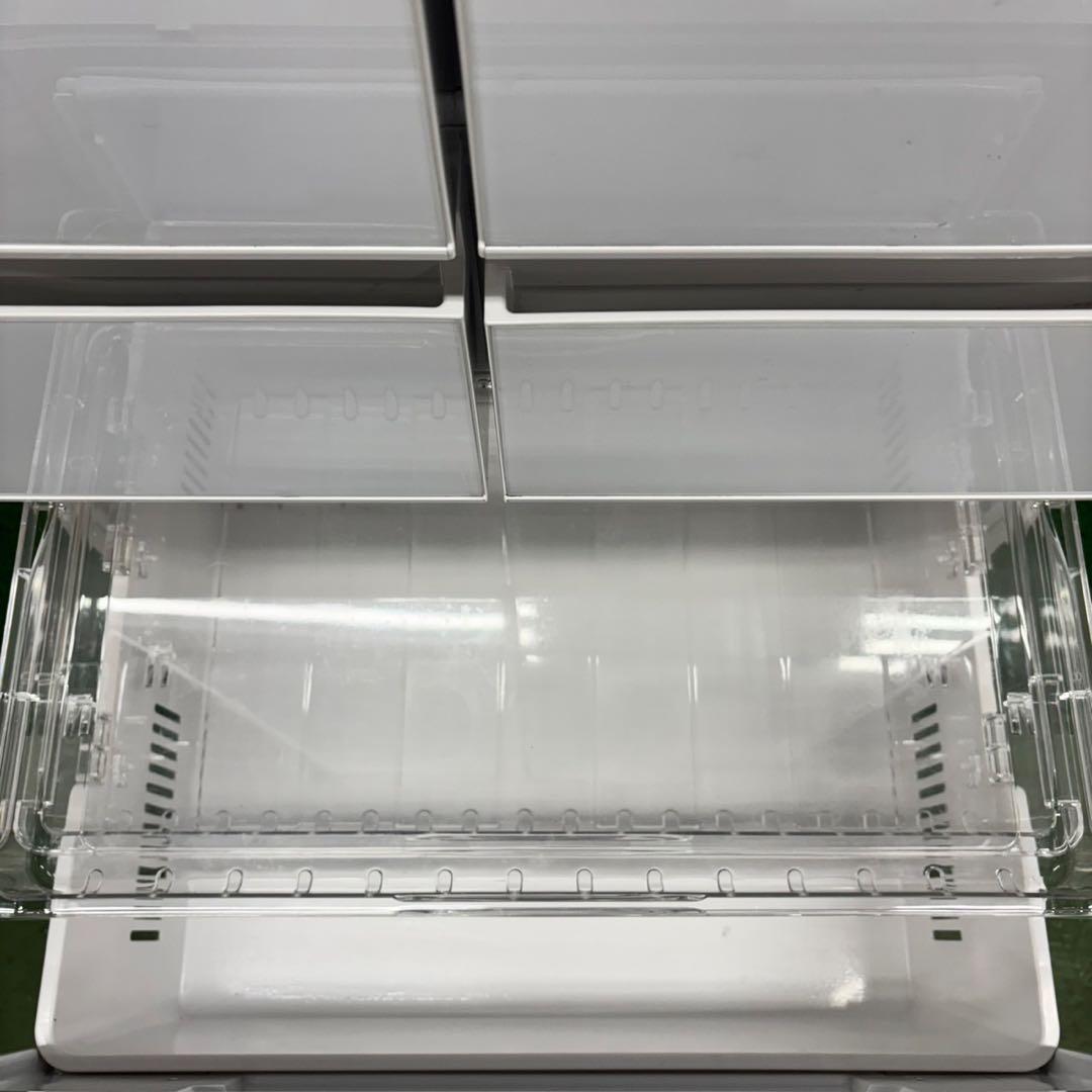 491 冷蔵庫　大型　6ドア　観音開き　極美品 400L強　ガラストップ　大人気