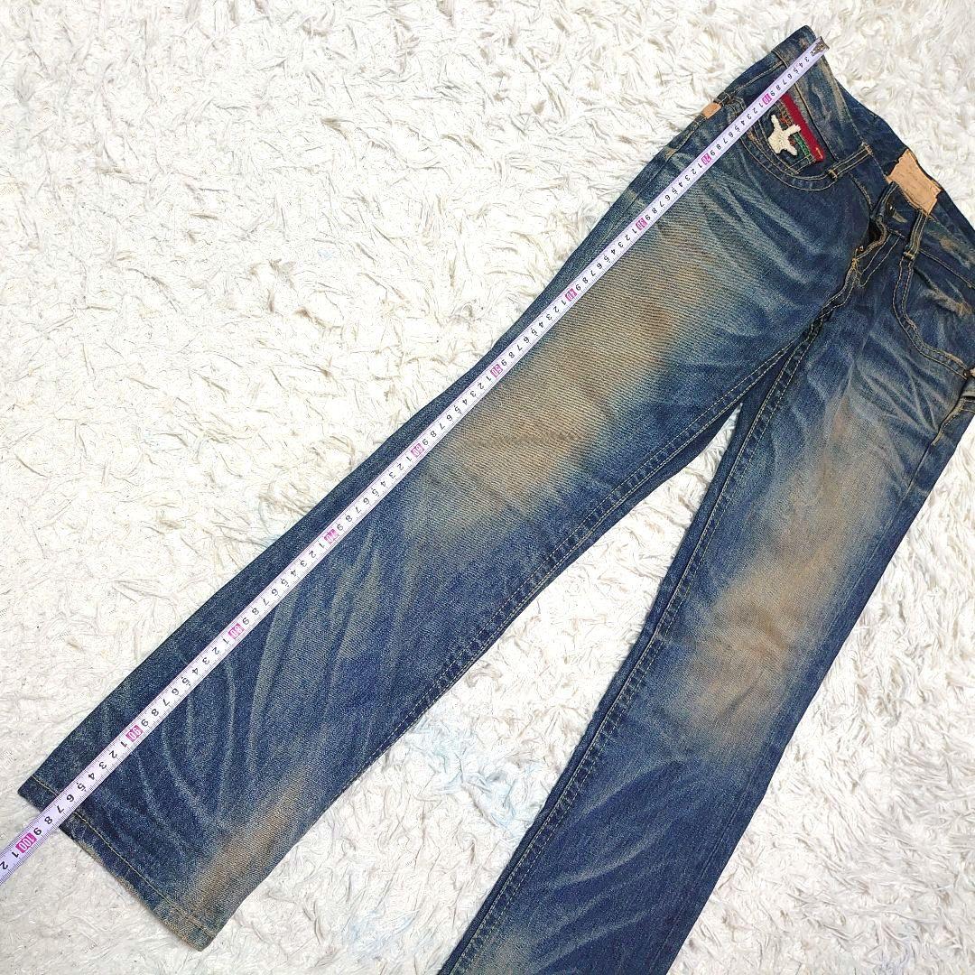 ロリータジーンズ × 奈良美智 ワッペン サガラ刺繍 ジーンズ