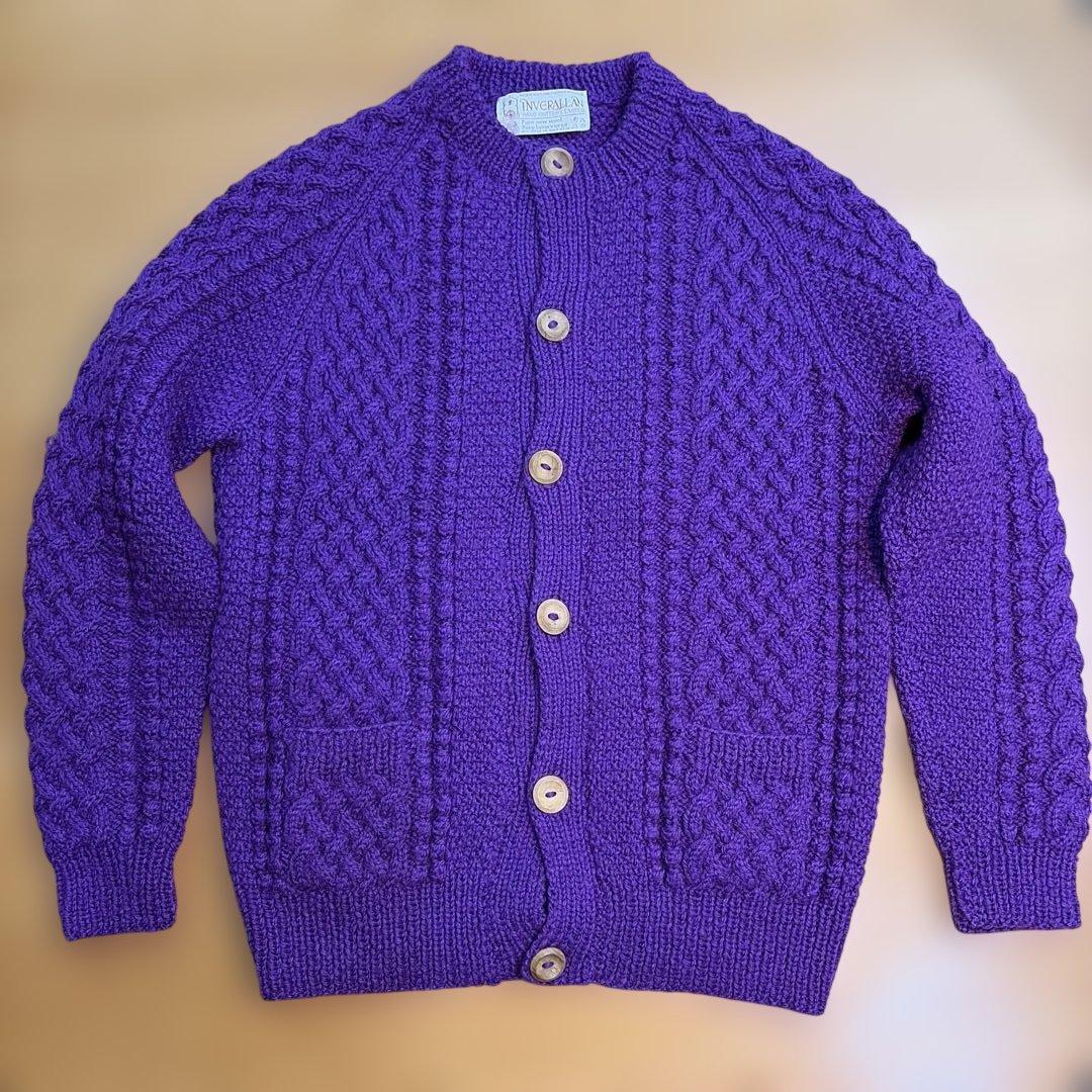 INVERALLAN インバーアラン ニット カーディガン ケーブル
