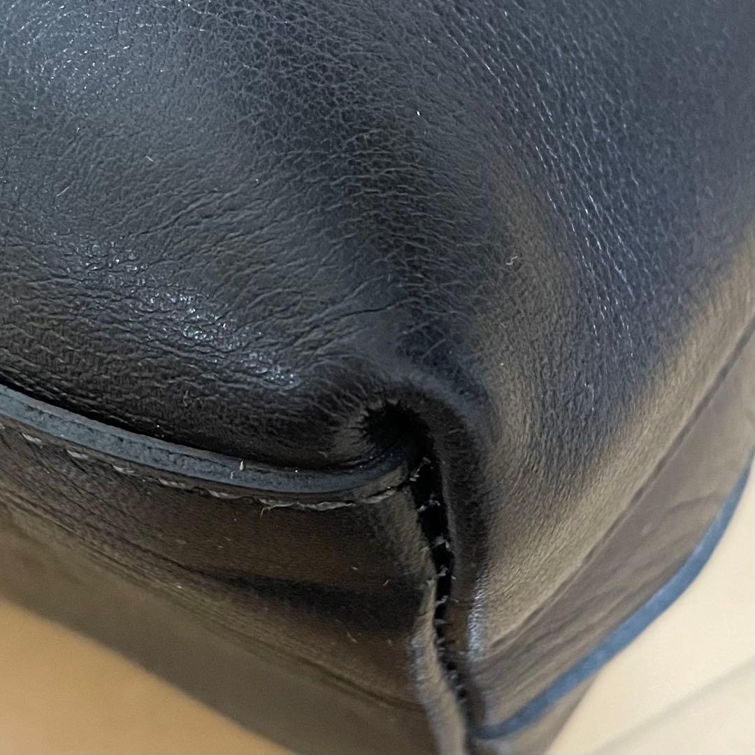 【美品】アニアリ aniary トートバッグ レザー 肩がけ ブラック