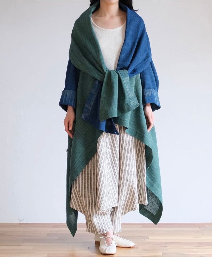 スコットさん専用 usaato ヘンプコットン 無限大ジャケット ベルト付 新品