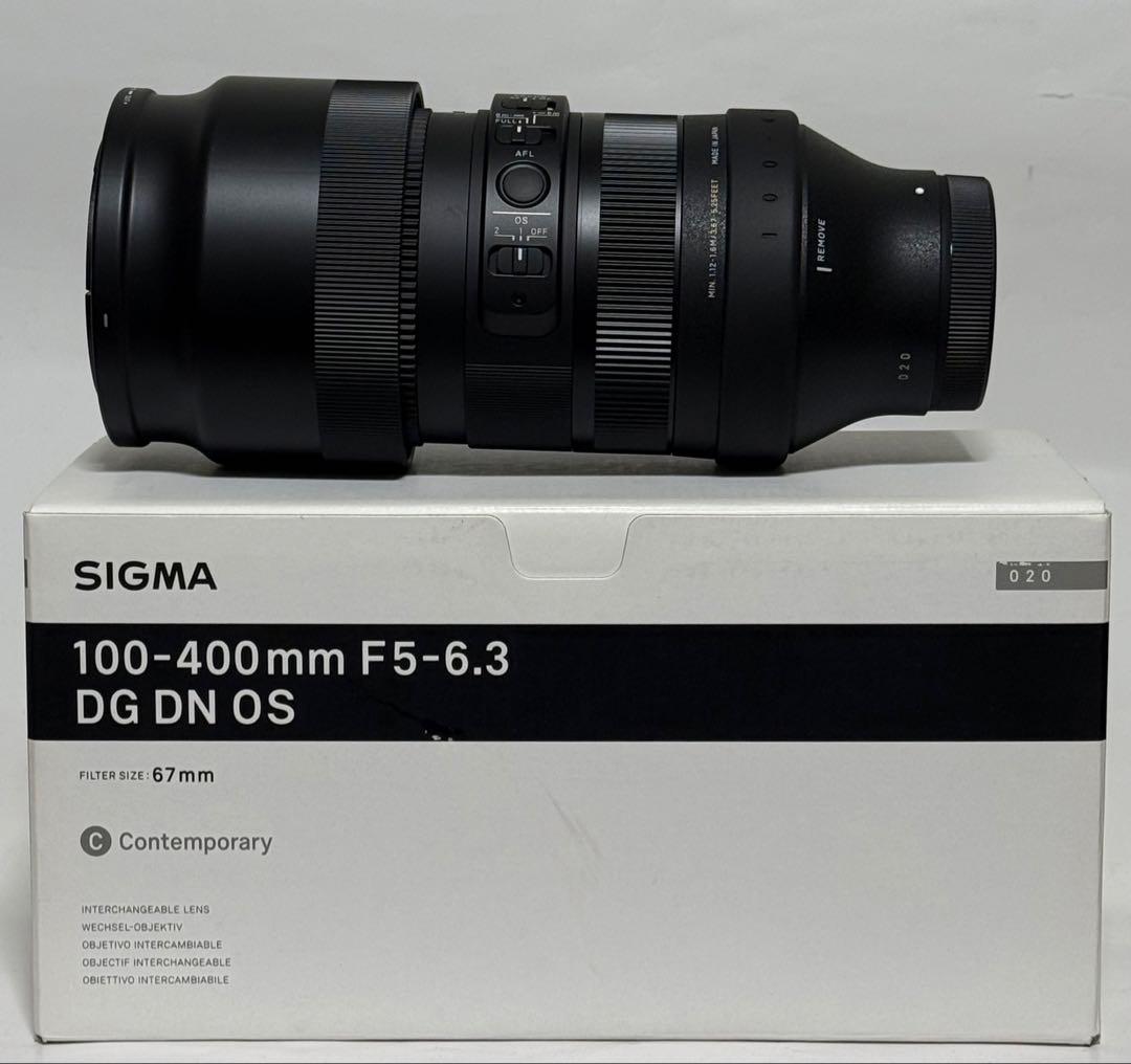 超美品　シグマ 100-400mm F5-6.3 DG DN OS ソニーFE用