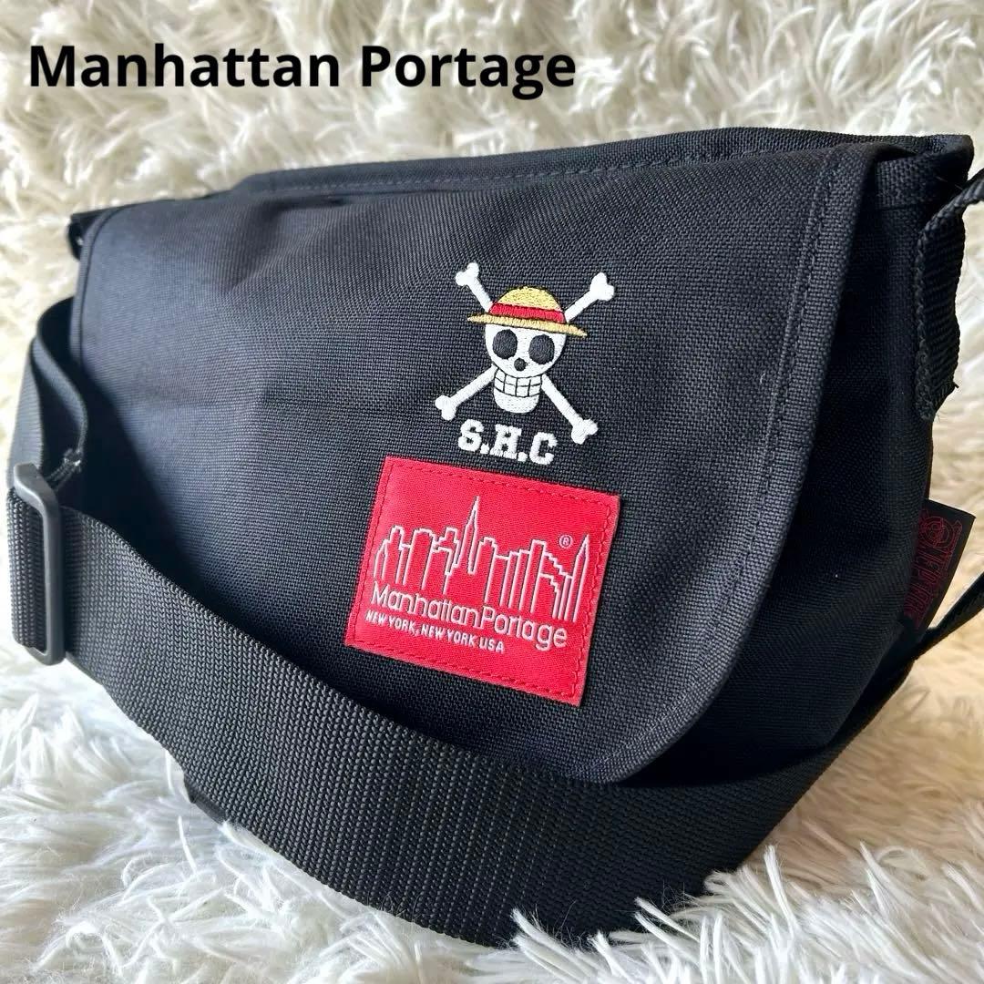 美品　マンハッタンポーテージ　ワンピースコラボ　メッセンジャー　ショルダーバッグ