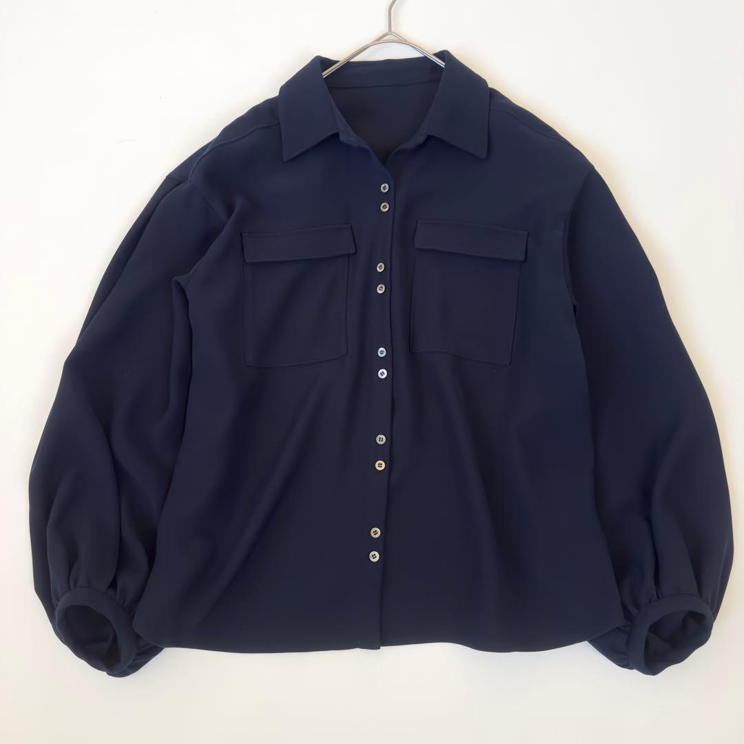 みるく様　anuans アニュアンス　ダブルサテンボリュームスリーブブラウス