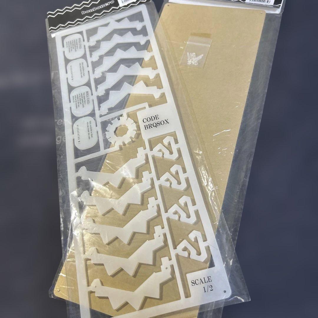 bombonero ボンプラミニ シリコン 蓄光ブルー アクリルプレート