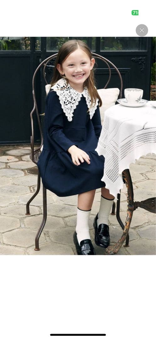 美品　IENA ENFANT 3wayエトワールワンピース　ブラック