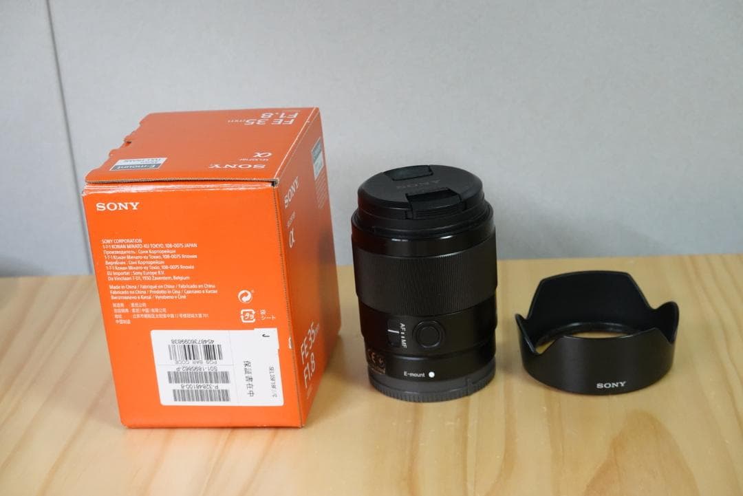 SONY FE35mm f1.8 SEL35f18 フルサイズ フィルター付き