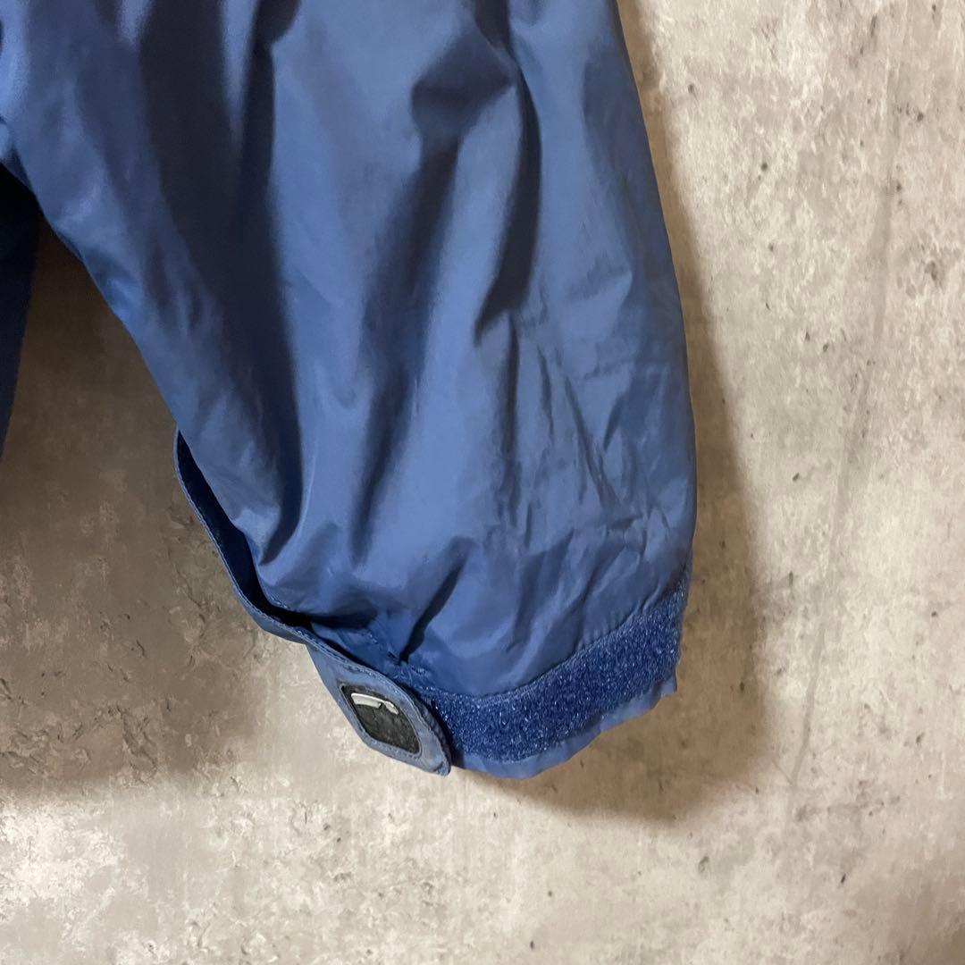 Burtonバートンスキーウェアスノーボードジャケット紺ネイビー青ブルー刺繍ロゴ