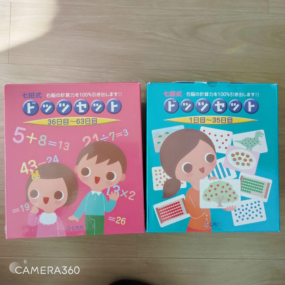 七田式 ドッツセット フラッシュカード 算数 ドッツカード
