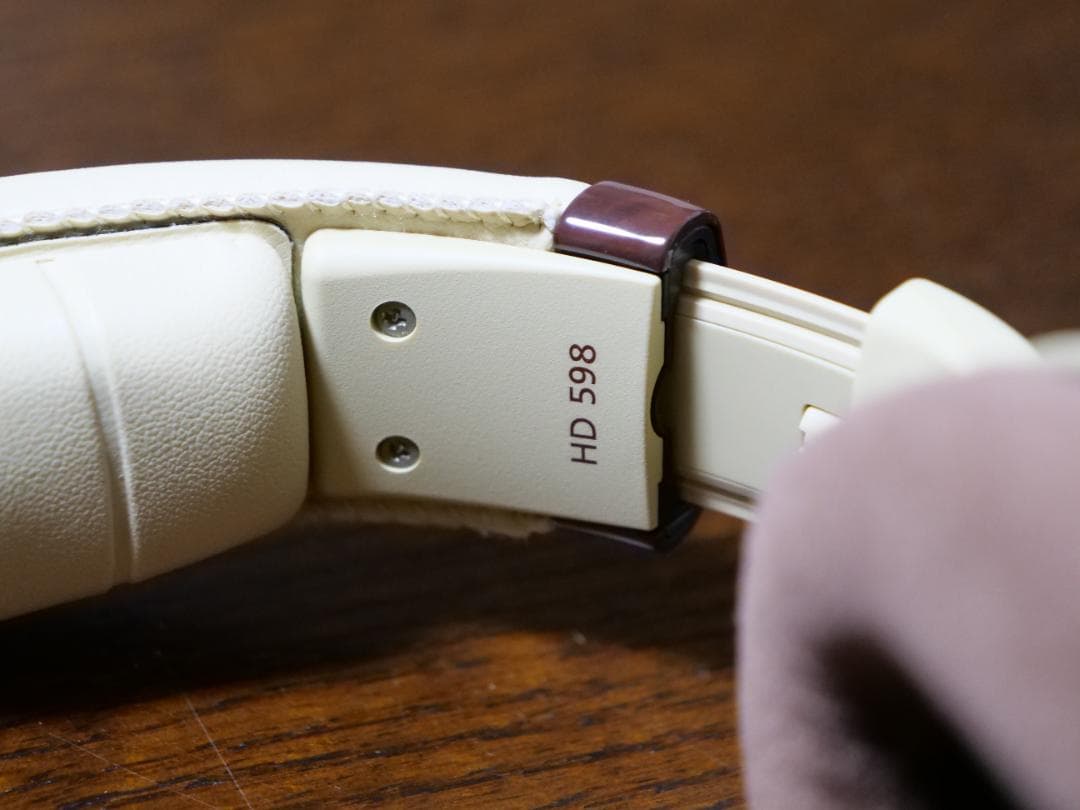 ゼンハイザーHD598　通称プリン　ミニプラグ変換器付き　SENNHEISER