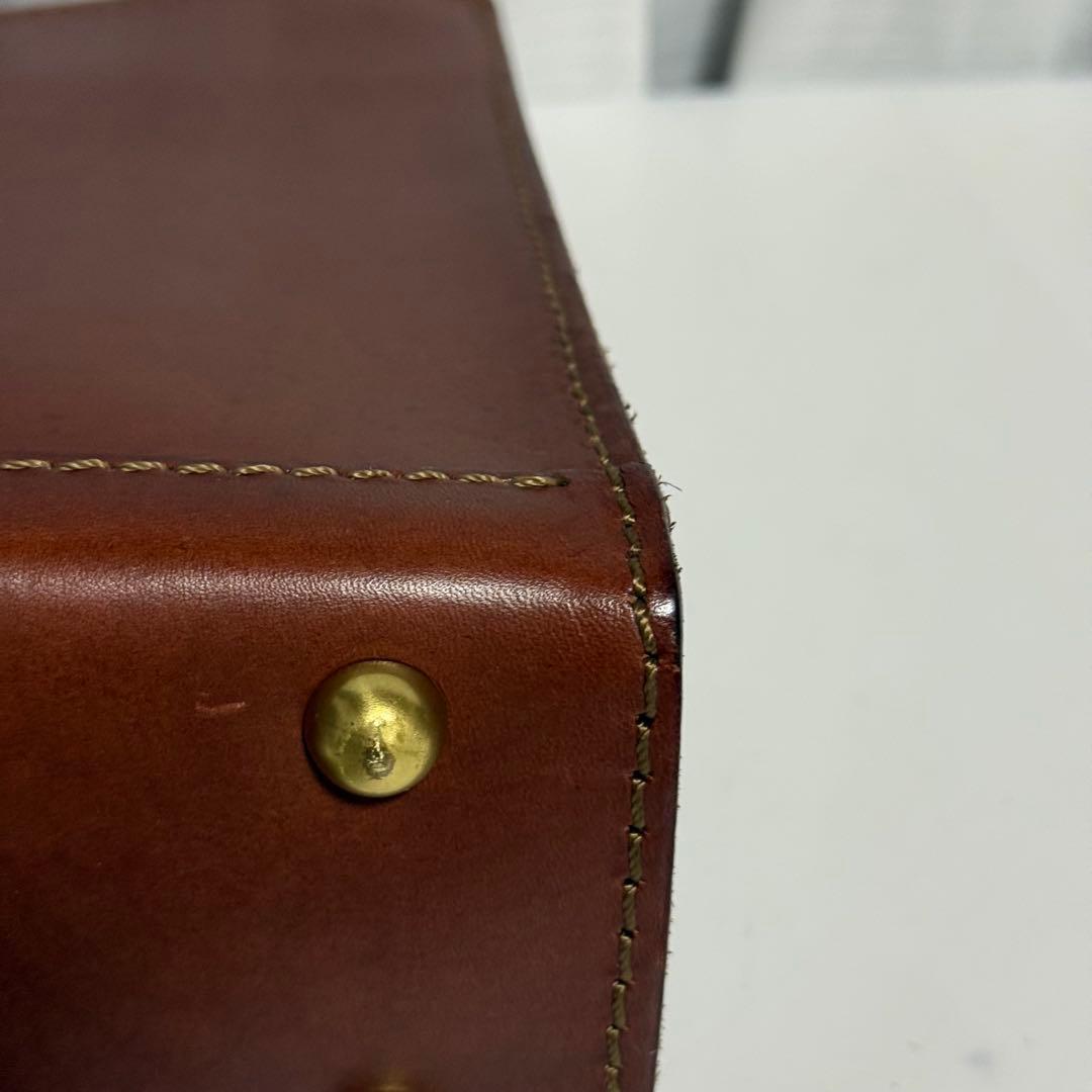 ⭐️美品⭐️　HERZ　ヘルツ　ビジネスバッグ　ブリーフケース　ブラウン