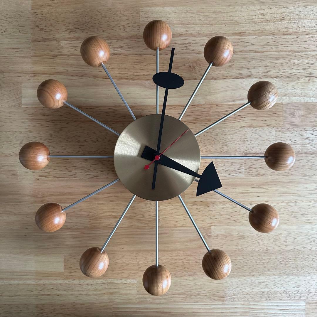 【美品】ジョージネルソン　ボールクロック 掛け時計