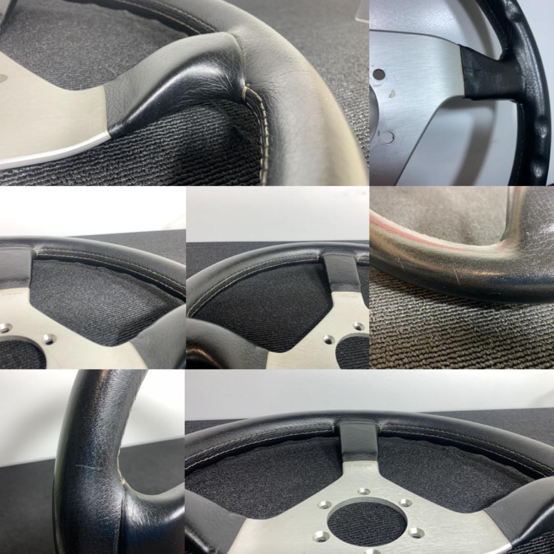 モモ ヴェローチェ レザー ステアリング 当時物 93年製 希少 良品