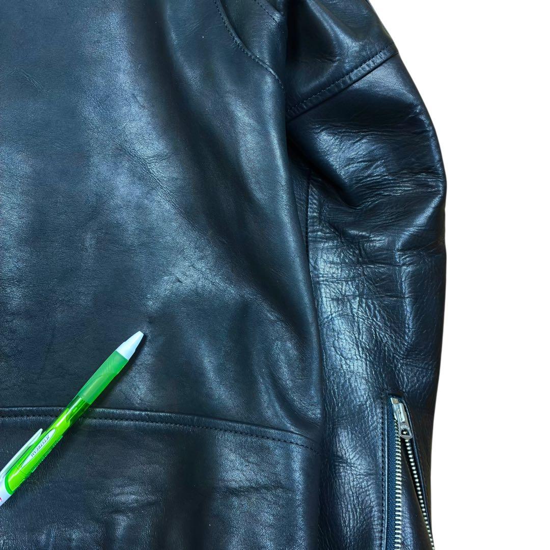 GANGSTERVILLE シングル レザー ライダース ジャケット M