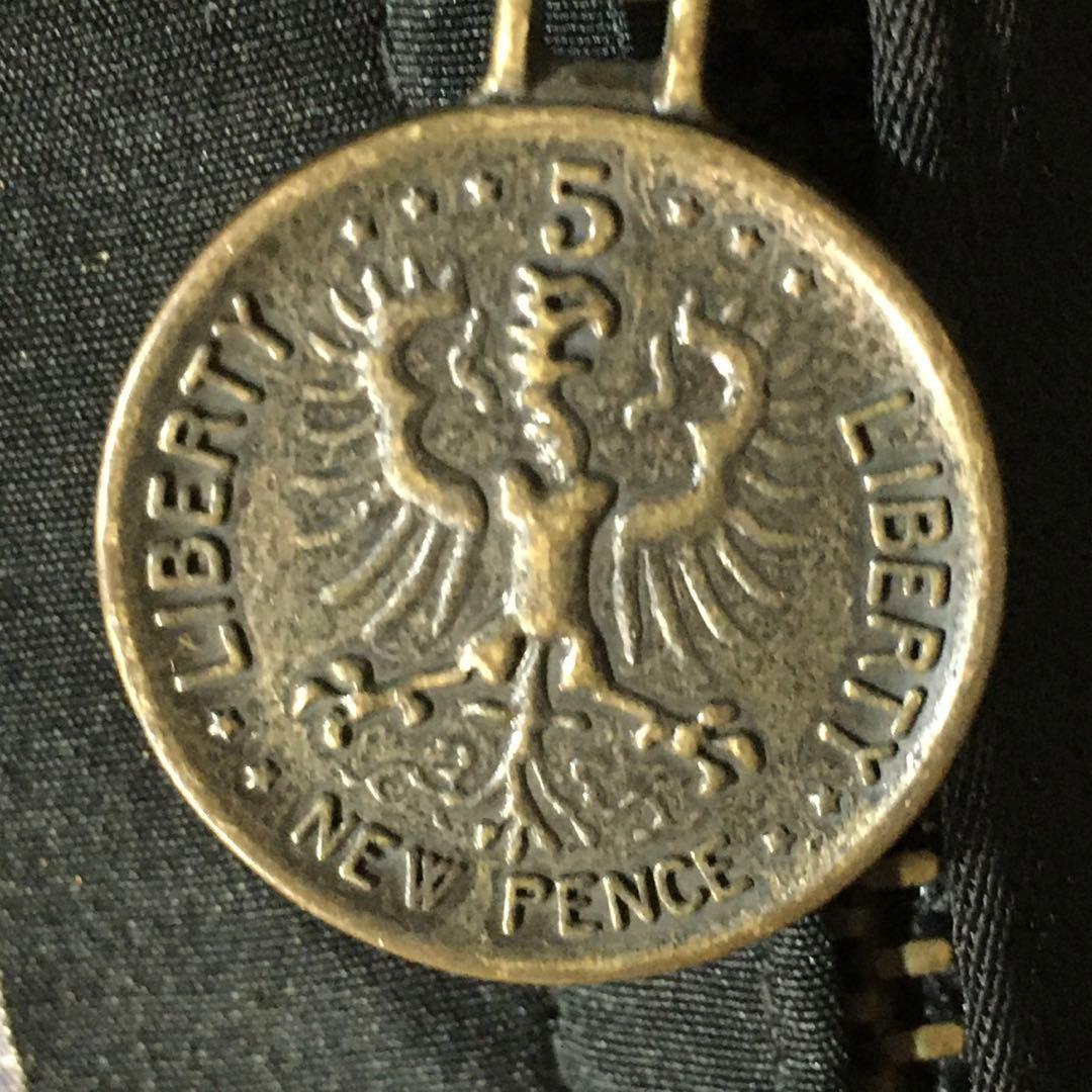 【個性派古着】長袖総柄デザインブルゾン　豪華刺繍入り　ヨーロピアン調　LL